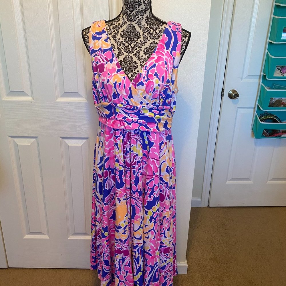 Lilly Pulitzer Sloane Midi, XL, Catch & Release